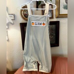 “Liam” Pumpkin Romper